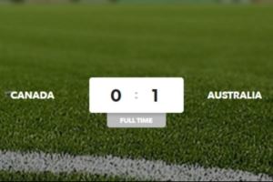 热身赛-澳大利亚1-0小胜加拿大，连续11场比赛保持不败